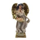 Imagem Anjo da Guarda com o Menino Jesus Resina 20 Cm