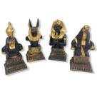 Imagem Anúbis/Tutankmon/Horus/Thot Escultura Resina 15 cm