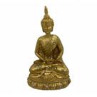 Imagem Buda Meditando Escultura Resina Estátua 13 cm