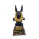 Imagem Busto Anubis Escultura Resina Estatua 07 cm