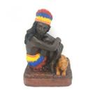 Imagem Cabocla Jurema Escultura Resina Estátua 15 cm Imagem Cabocla Jurema Escultura Resina Estátua 15 cm