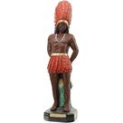Imagem Caboclo Pena Vermelha 20cm Gesso Escultura Umbanda Imagem Caboclo Pena Vermelha 20cm Gesso Escultura Umbanda