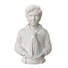 Imagem Carlo Acutis com Nossa Senhora Aparecida 21cm Gesso