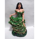 Imagem Cigana Esmeralda Escultura Estatua Gesso 25 Cm Imagem Cigana Esmeralda Escultura Estatua Gesso 25 Cm