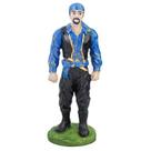 Imagem Cigano Azul Escuro Escultura Resina Estatua 15 Cm