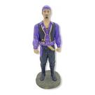 Imagem Cigano Roxo Escultura Resina Estatua 25 Cm