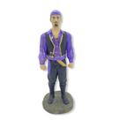 Imagem Cigano Roxo Escultura Resina Estatua 25 Cm