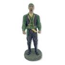 Imagem Cigano Verde Escultura Resina Estatua 25 Cm