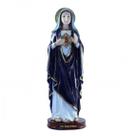Imagem Coração Maria Escultura Resina Estátua 31 cm