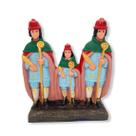 Imagem Cosme Damiao E Doum Escultura Resina Estatua 15cm