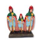 Imagem Cosme Damiao E Doum Escultura Resina Estatua 15cm Imagem Cosme Damiao E Doum Escultura Resina Estatua 15cm