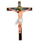 Imagem Crucifixo medalha de São bento 40Cm - Inquebrável de borracha