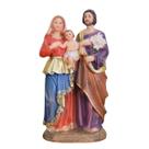 Imagem da Sagrada Familia em resina 20 cm ARL8625