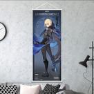 Imagem de arte de parede Genshin Impact Nahida e Alhaitham 30x75cm