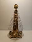 Imagem de Nossa Senhora Aparecida de Gesso e Pintura na Cor Pérola e Bege Imagem de Nossa Senhora Aparecida de Gesso e Pintura na Cor Pérola e Bege