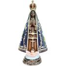Imagem de Nossa Senhora Aparecida de Resina 30 cm Imagem Católica Decoração Estatueta