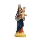 Imagem de Nossa Senhora Auxiliadora de Resina 15 cm Imagem Católica Estatueta Decoração
