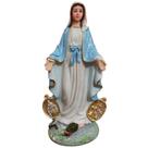 Imagem de Nossa Senhora das Graças de Resina 15 cm Imagem Católica Decoração Estatueta