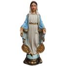 Imagem de Nossa Senhora das Graças em Resina 20 cm Imagem Católica Decoração Estatueta