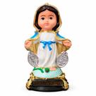 Imagem de Nossa Senhora das Graças Infantil de Borracha Inquebrável 15 cm