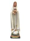 Imagem De Nossa Senhora De Fátima Branca Resina 27 Cm