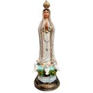 Imagem de Nossa Senhora de Fátima de Resina 20 cm Imagem Católica Decoração Estatueta