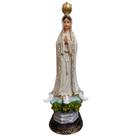 Imagem de Nossa Senhora de Fátima de Resina 30 cm Imagem Católica Estatueta Decoração