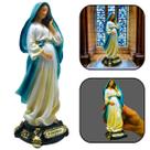 Imagem De Nossa Senhora Maria Grávida Resina 20 Cm