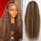 Imagem de peruca Highlight Ombre Lace Front 66cm Human Hair Imagem de peruca Highlight Ombre Lace Front 66cm Human Hair