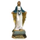 Imagem de Resina Nossa Senhora das Graças com Medalha Milagrosa - 30 Cm