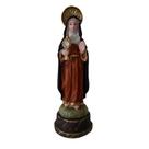 Imagem de Santa Clara em Resina 9 cm Pequena Mini Imagem Católica Decoração Estatueta