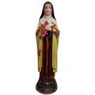 Imagem de Santa Terezinha em Resina 30 cm Imagem Católica Estatueta Decoração Imagem de Santa Terezinha em Resina 30 cm Imagem Católica Estatueta Decoração