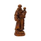 Imagem de Santo Antônio cobre em resina 30 cm
