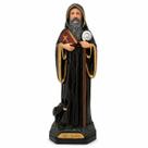 Imagem de São Bento em Gesso 30 cm Estátua Religiosa
