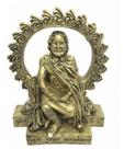 Imagem Deus Sol Dourado Pintado Escultura Resina Estatua
