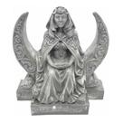 Imagem Deusa Lua Cimento Pintado Escultura Resina Estatua