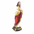 Imagem Do Sagrado Coração De Jesus Resina 20 Cm