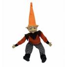 Imagem Duende Laranja Articulável Resina Tecido 25 Cm Imagem Duende Laranja Articulável Resina Tecido 25 Cm