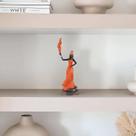 Imagem Egunita estátua umbanda candomblé resina 15 cm