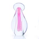 Imagem Em Cristal Murano Rosa - São Marcos 23cm Imagem Em Cristal Murano Rosa - São Marcos 23cm