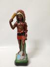 Imagem em gesso caboclo cobra coral 26,5 cm