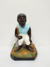 Imagem em gesso preto velho pai calunga 17 cm