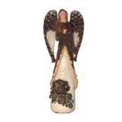 Imagem Em Resina De Santo Anjo Com Coração Nas Mãos
