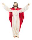 Imagem Enfeite De Pendurar Parede Jesus Ressuscitado - 28cm
