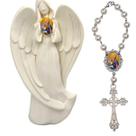 Imagem Estatua Nossa Senhora Rosario Decoração Casa Capelinha Cantinho de oração Catolica Proteçao em Viagens Imagem Estatua Nossa Senhora Rosario Decoração Casa Capelinha Cantinho de oração Catolica Proteçao em Viagens