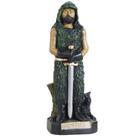 Imagem Exú Guardião das Matas 20cm Gesso Escultura Umbanda