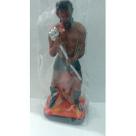 Imagem Exu Lucifer Escultura Gesso Estatua 10 Cm