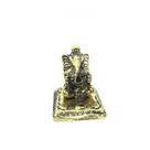Imagem Ganesh Incensário Mini Escultura Metal 03 cm