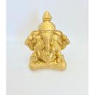 Imagem Ganesh Meditando Escultura Resina 06 cm