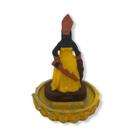 Imagem Iansã Amarela Incensário Resina Estátua 12 cm